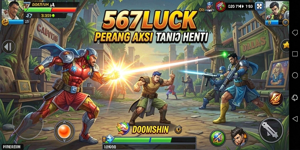 Tampilan gameplay seru dari 567LUCK dengan aksi yang mendebarkan.