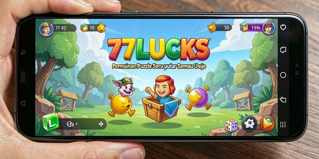 Screenshot gameplay menarik dari 77LUCKS yang menunjukkan teka-teki menantang.
