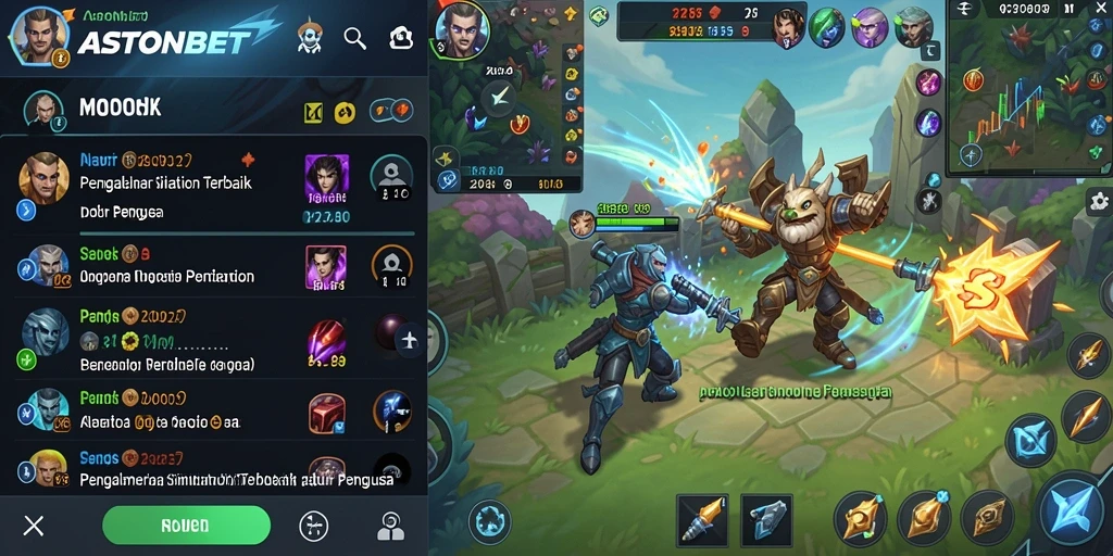 Tampilan gameplay menakjubkan dari ASTONBET dengan elemen simulation.
