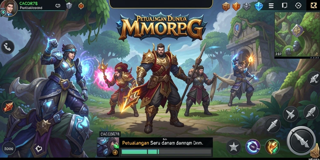 Tampilan gameplay menakjubkan dalam <strong>CACOR78</strong> yang penuh dengan petualangan.