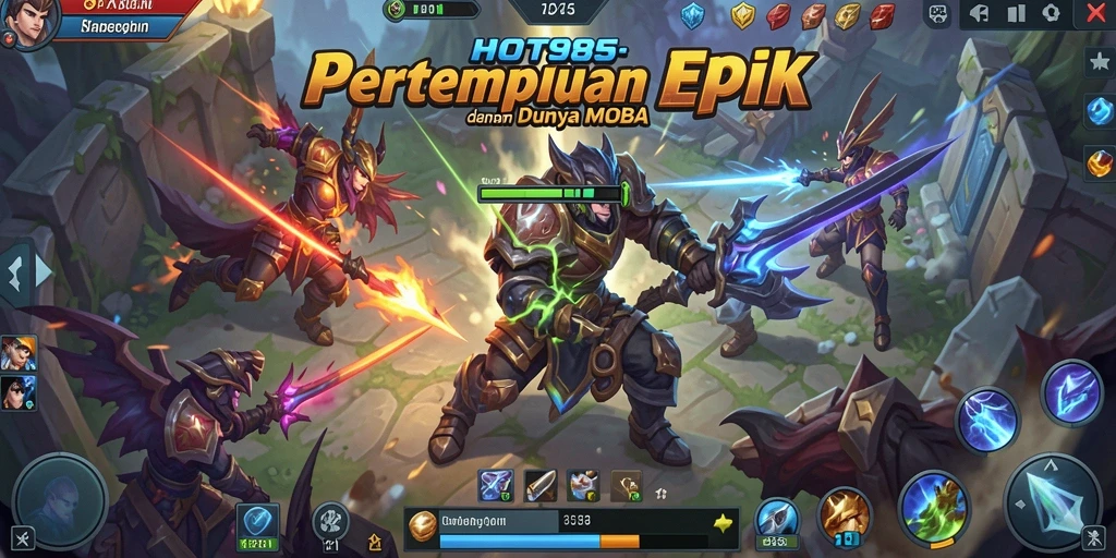 Gambaran menarik dari pertarungan seru dalam HOT985.