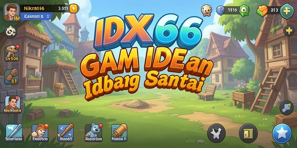 Tangkapan layar utama IDX66 menampilkan gameplay Idle yang menarik.