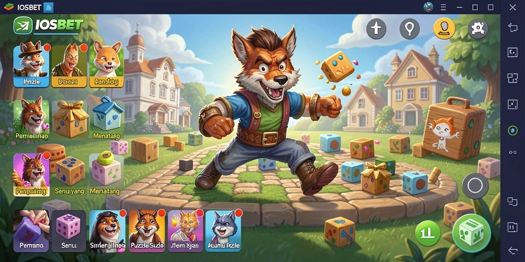 Screenshot utama gameplay menunjukkan tantangan menarik dalam permainan Puzzle.