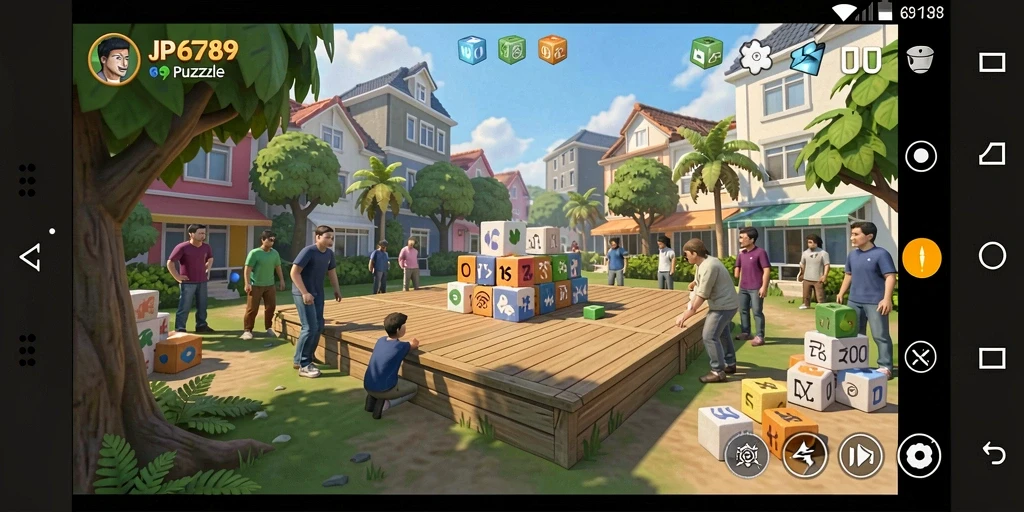 Tampilan gameplay menarik di JP6789 dengan tantangan puzzle.