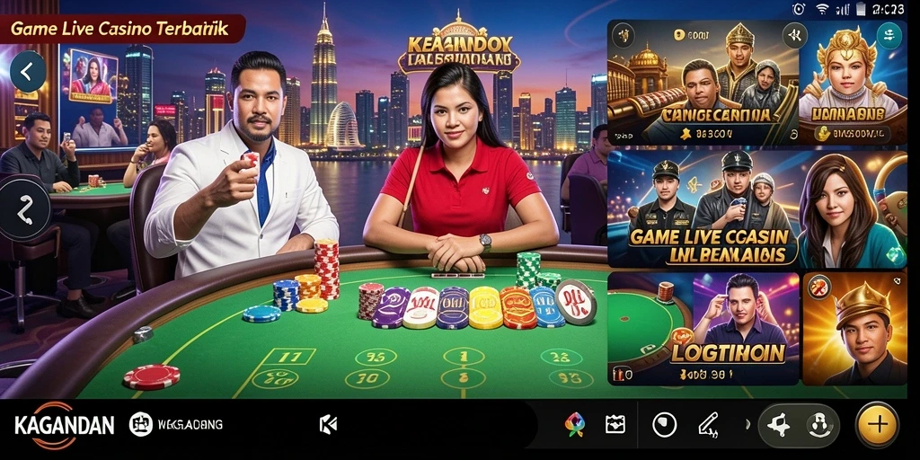 Tampilan gameplay KAGANDAN yang seru dan interaktif.