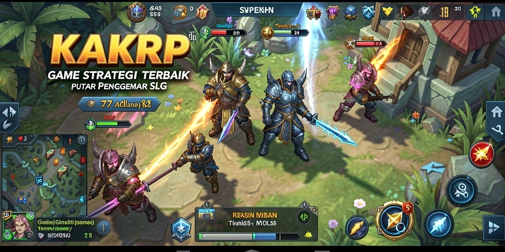 Tampilan gameplay KAKRP yang menarik dan mendebarkan.