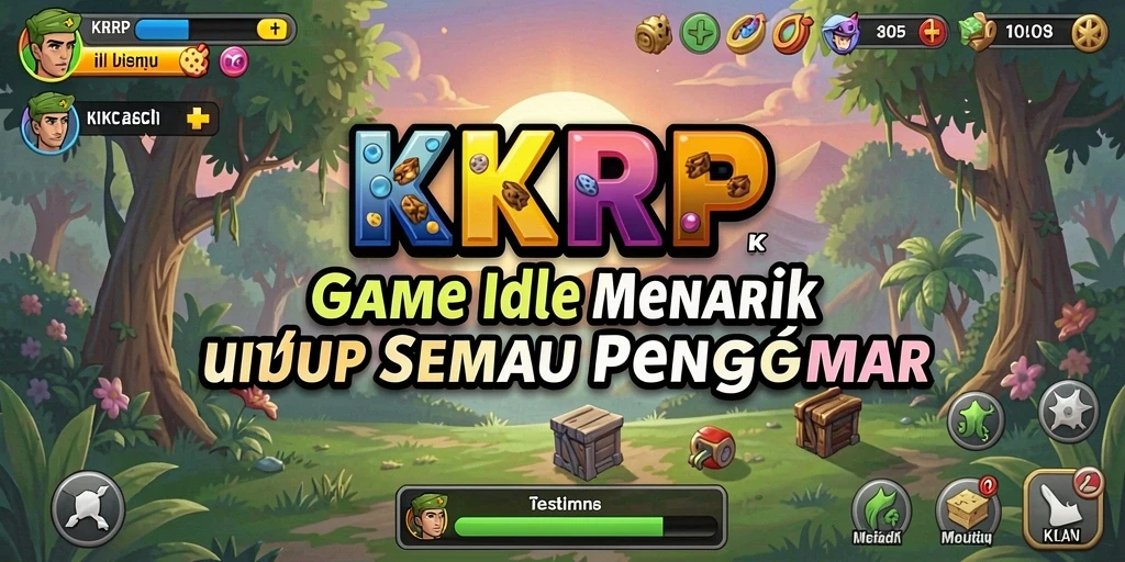 Tampilan gameplay KKRP yang mengasyikkan dan penuh warna.