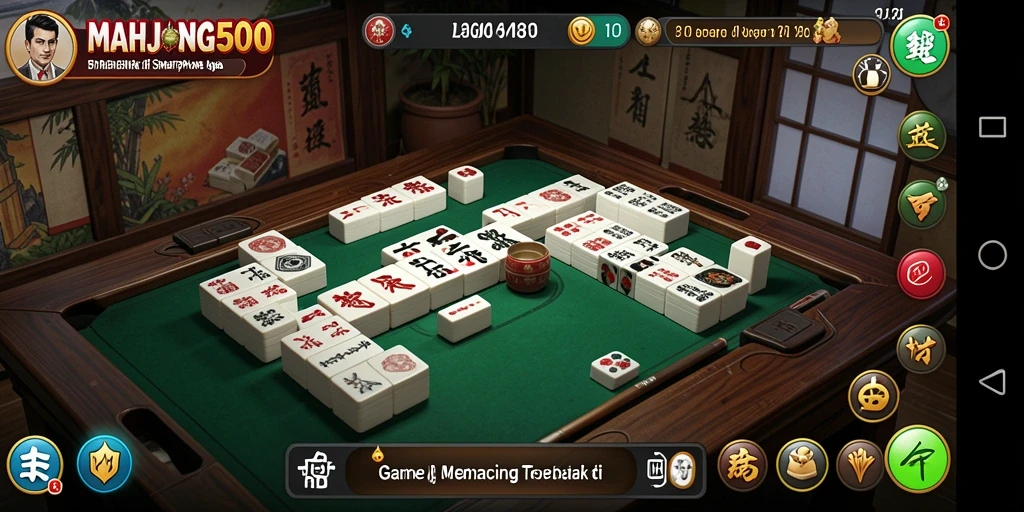 Tangkapan ikan yang menakjubkan dalam gameplay MAHJONG500.