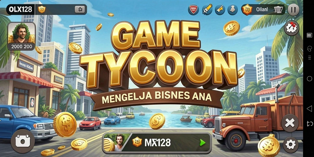 Tampilan gameplay OLX128 yang menawan dan interaktif.