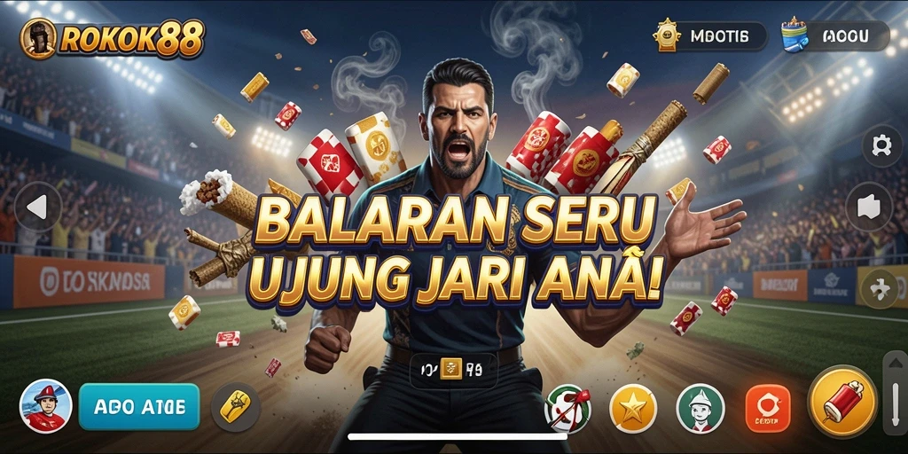 Tampilan gameplay balapan di ROKOK88 yang mendebarkan.