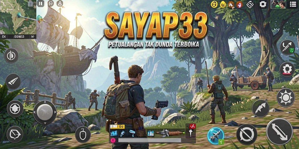 Gameplay Open World yang menakjubkan dalam SAYAP33.
