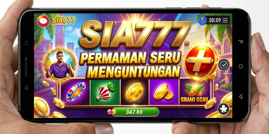 Screenshot SIA777 memperlihatkan antarmuka permainan Slot yang menawan.