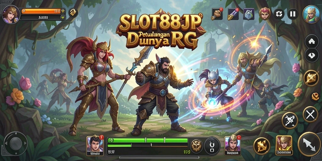 Screenshot menampilkan aksi pertarungan seru di dunia RPG.