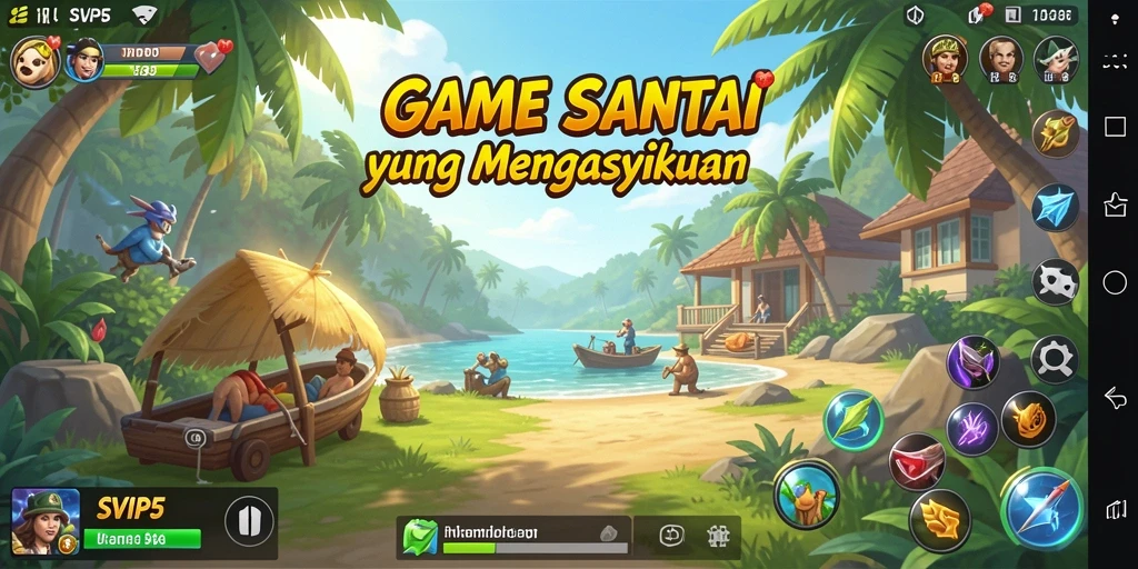 Tangkapan layar gameplay SVIP5 yang menarik dan penuh warna.