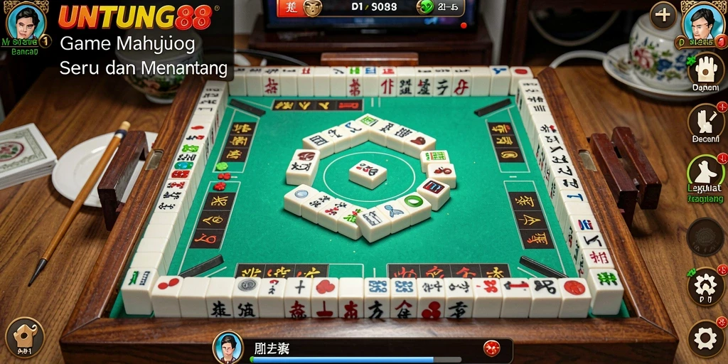 Tampilan antarmuka <strong>UNTUNG88</strong> saat bermain Mahjong yang seru.